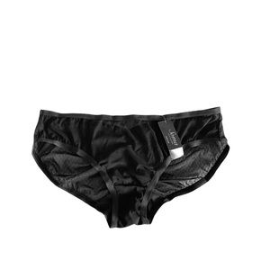 NEW Soma Mesh Hipster Panties Black Size M